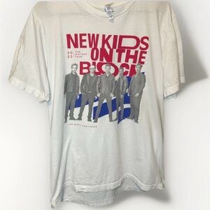 NKOTB New Kids On The Block 2022 Mixtape Tour Shirt XL NKOTB Rare White